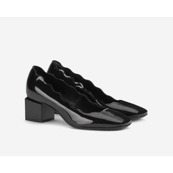 Agl Shoes - AGL Angie Wave Patent Leather Pump Womens Shoes Sz US6 New